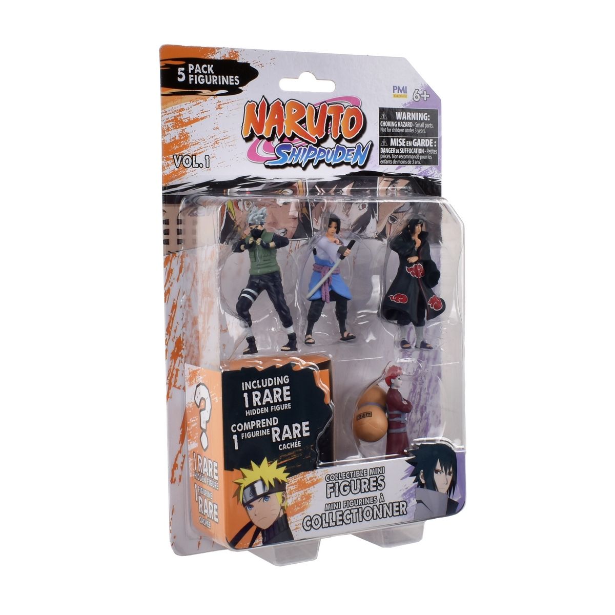 ANSALDO - Pack 5 Figuras Coleccionables 7 Cm Naruto - Kakashi