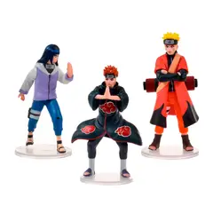 ANSALDO - Pack 3 Figuras Coleccionables 7 Cm Naruto - Hinata