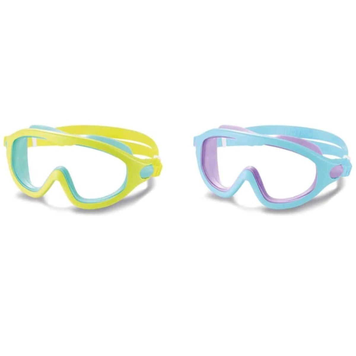 INTEX - Set de Máscaras de Natación Kids INTEX 3 a 8 Años