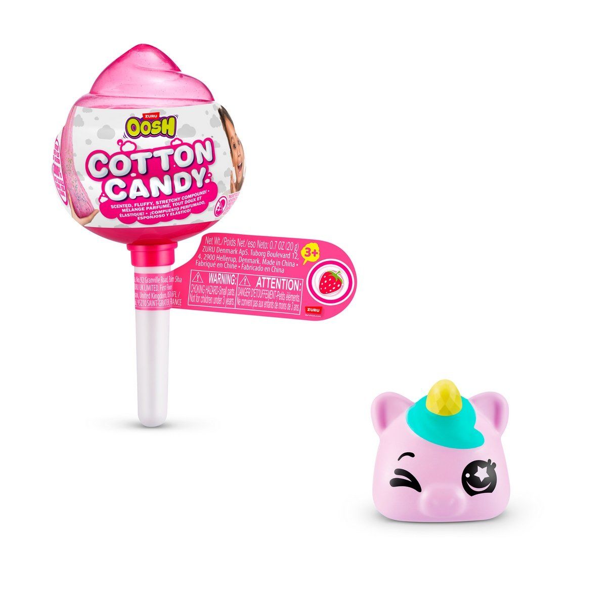 ANSALDO - Slime Cotton Candy Oosh - Rosado