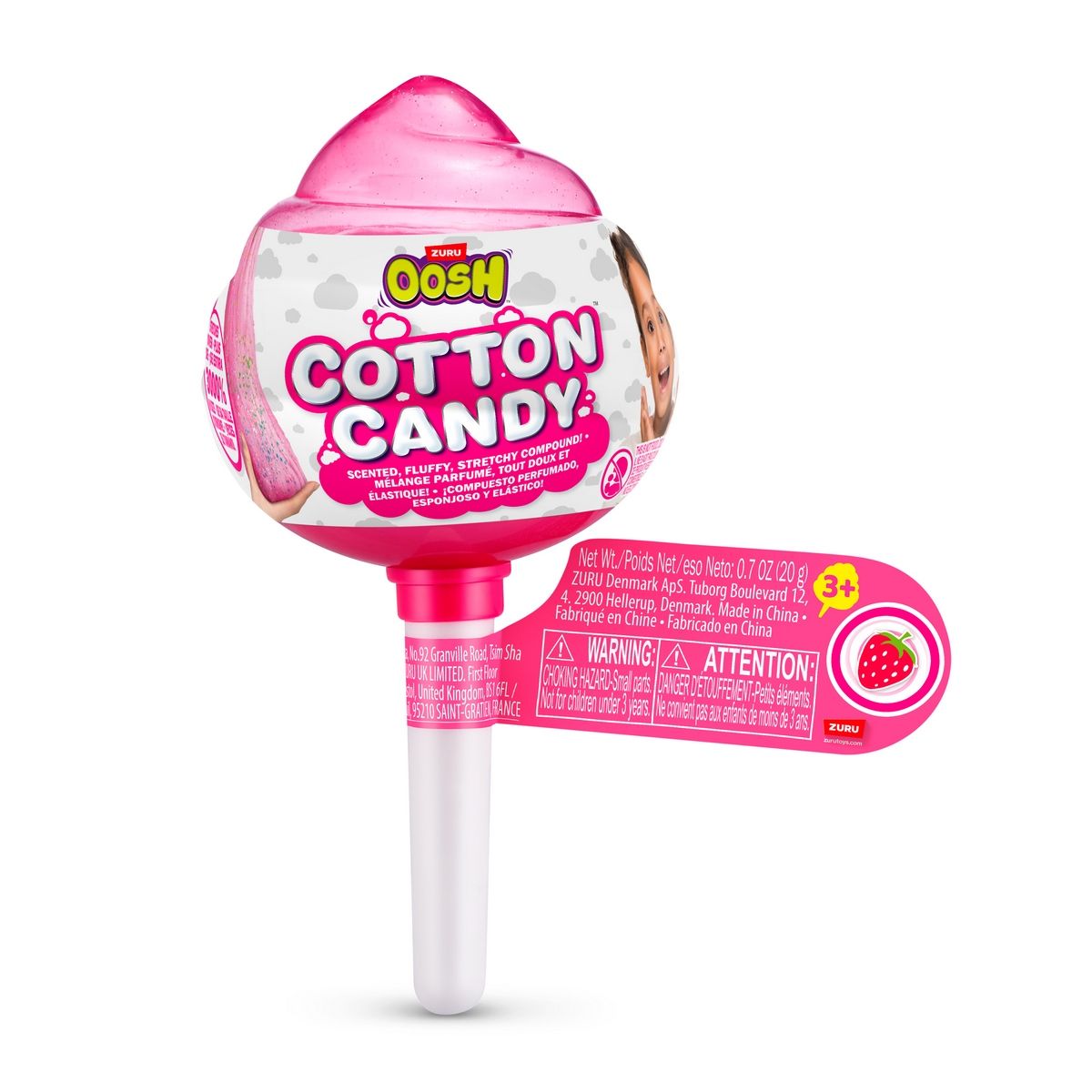 ANSALDO - Slime Cotton Candy Oosh - Rosado
