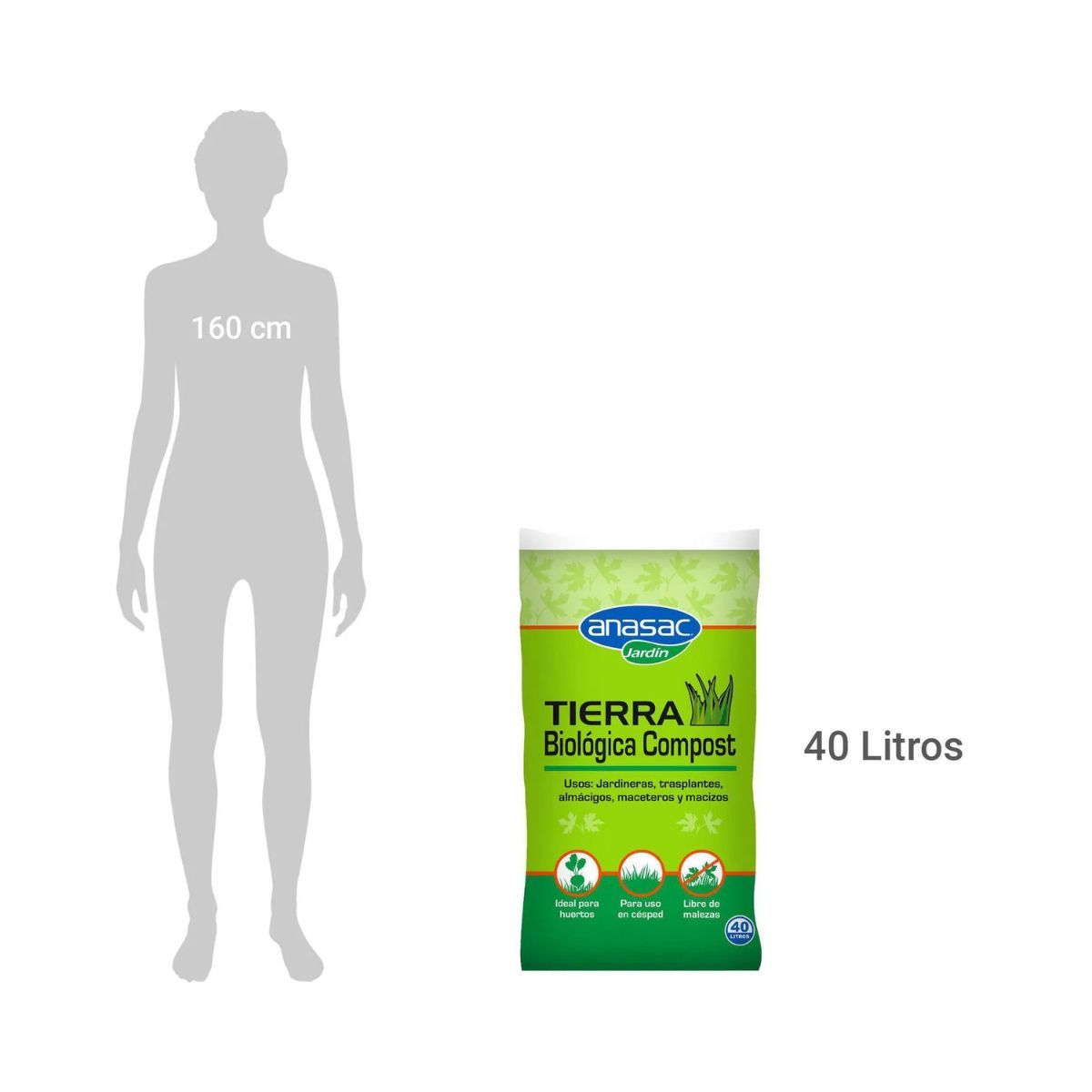 ANASAC - Tierra Biológica Compost 40L Anasac