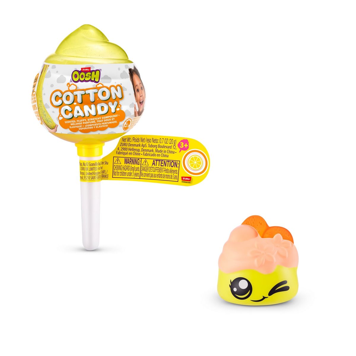 ANSALDO - Slime Cotton Candy Oosh - Amarillo