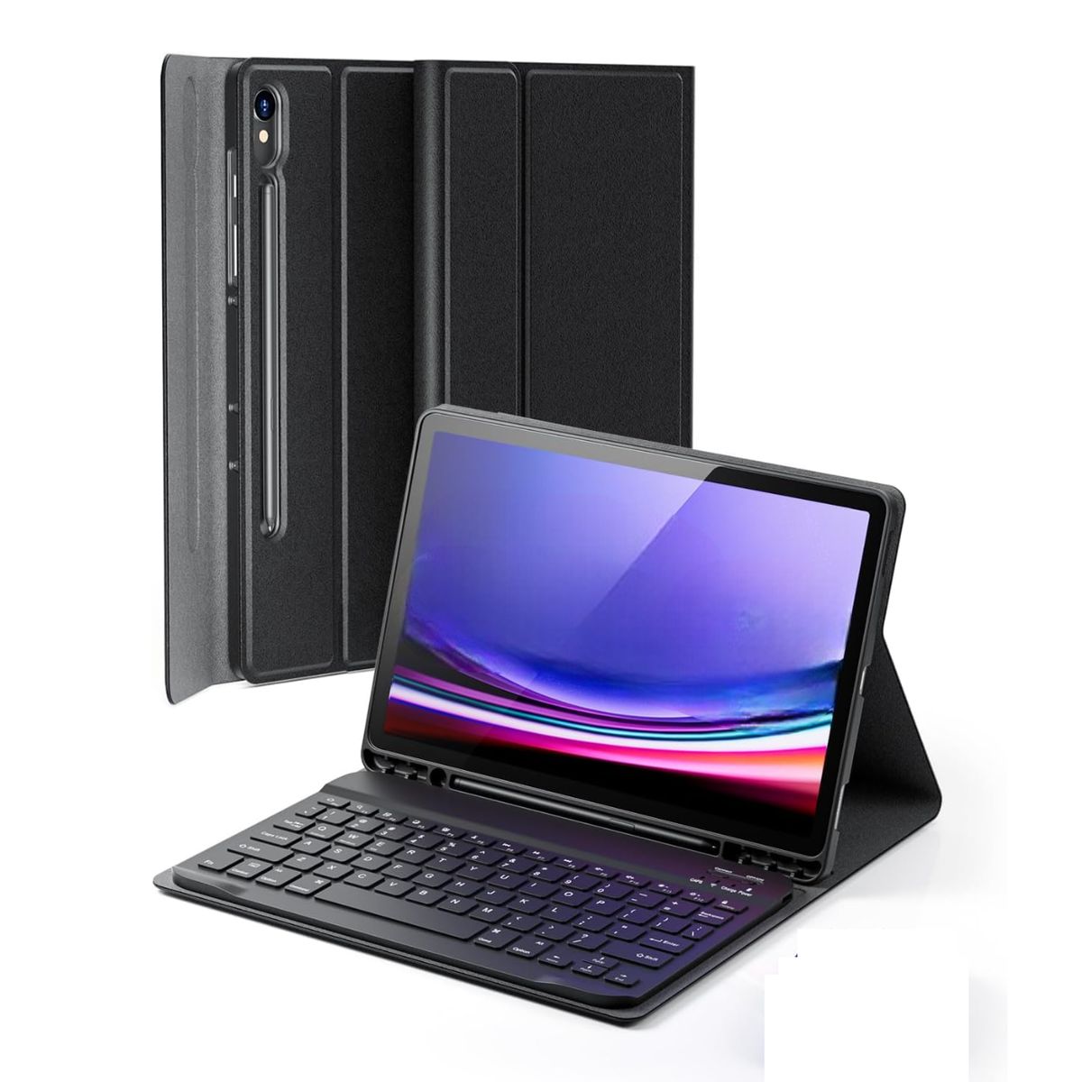 GENERICO - Funda con Teclado para Samsung Galaxy Tab S10 Fe Plus 13.1