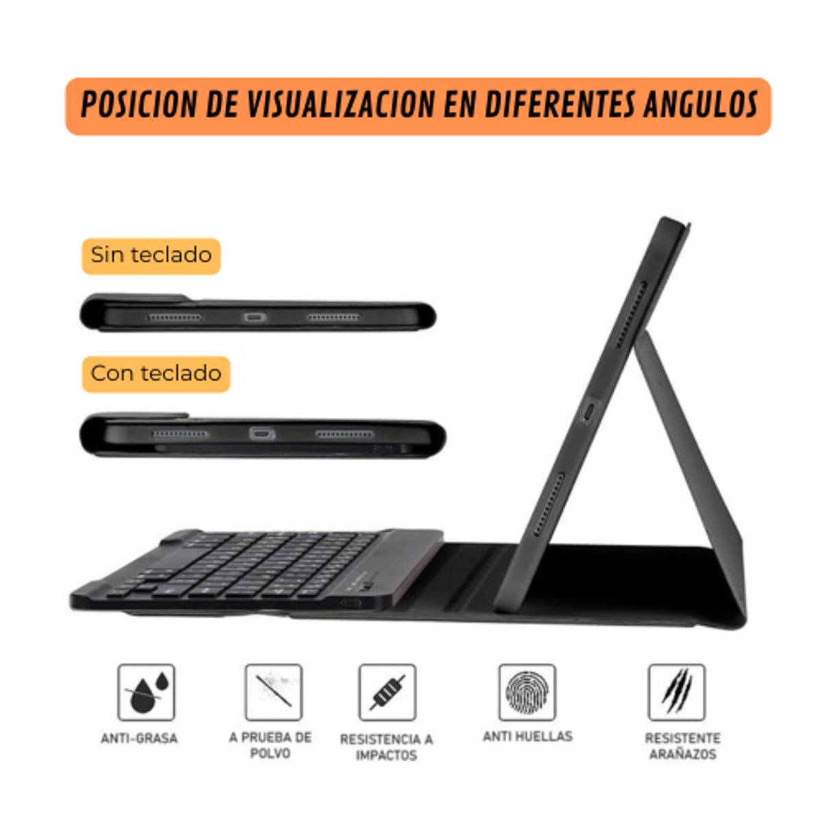 GENERICO - Funda con Teclado para Samsung Galaxy Tab S10 Fe Plus 13.1