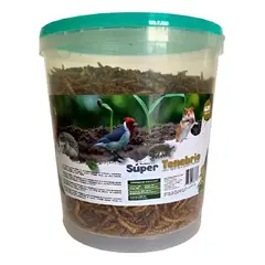 MARBEN PETS - Súper Tenebrios Deshidratados Para Aves Erizos Hámsters 400g