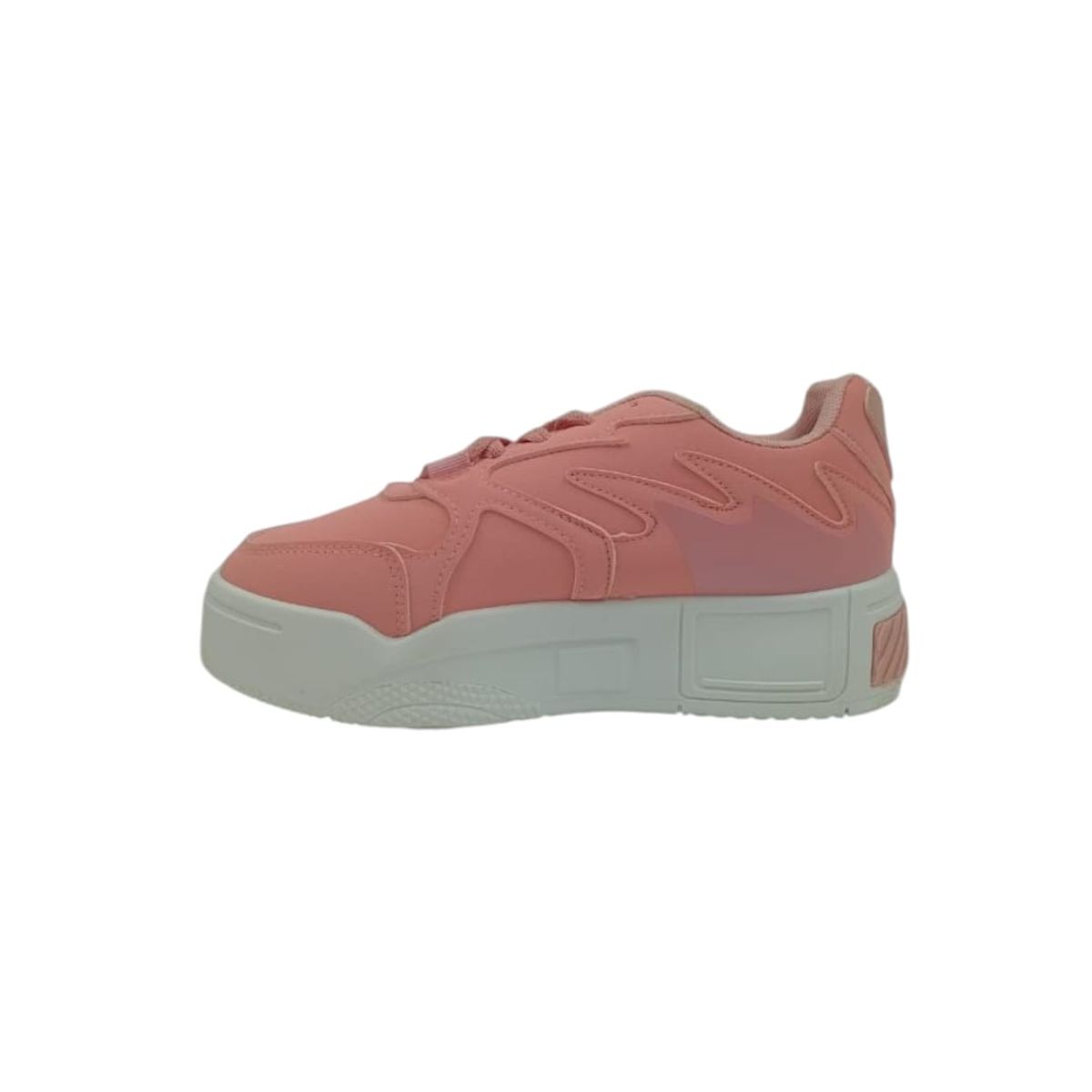 HERIEL - Zapatilla Rosa Plataforma Mujer