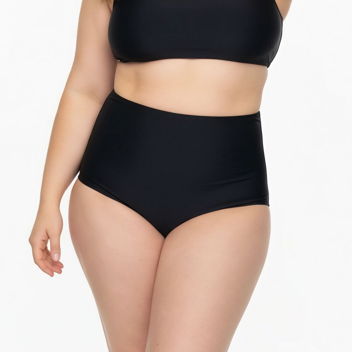 HIPSY SWIMWEAR - Parte de abajo bikini mujer tiro alto reductiva ALTA COBERTURA