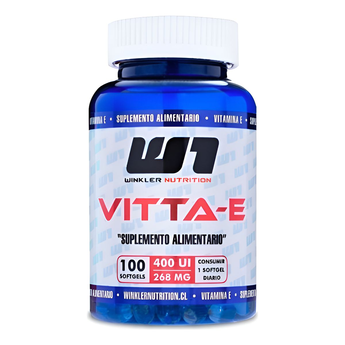 WINKLER NUTRITION - Vitamina E  Vitta E 100 Softgels Winkler Nutrition