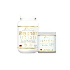 ALPHAMEDICA - PACK PROTEINA 100% PROTEIN ISOLATE + CREATINA 300GR - ALPHA MEDICA