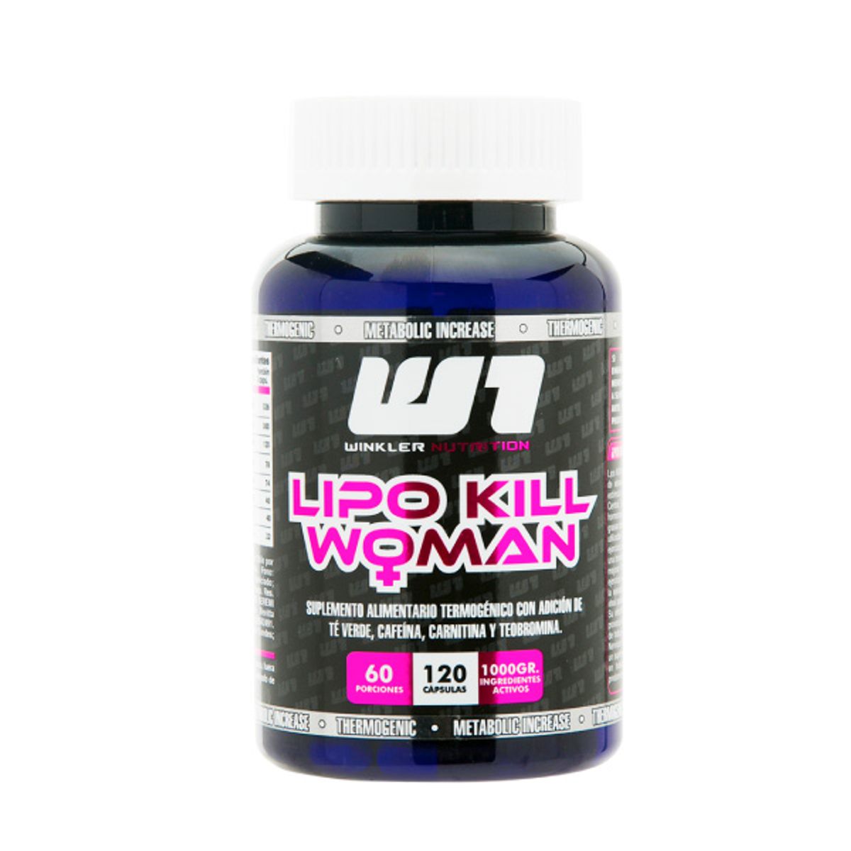 WINKLER NUTRITION - Quemador De Grasa Lipo Mujer 120 Caps Winkler Nutrition