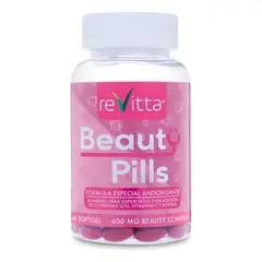 REVITTA WELLNESS - Antioxidante Beauty Pills Q10 Biotina 120 Cápsulas Revitta