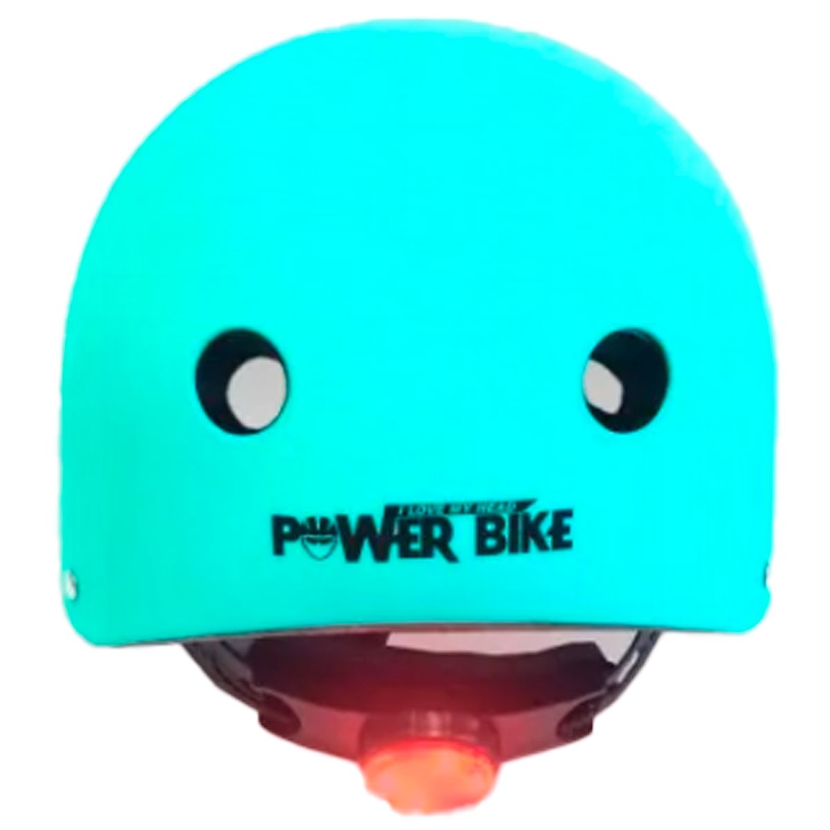 POWERBIKE - Casco Urbano con Luz Turqueza Talla L