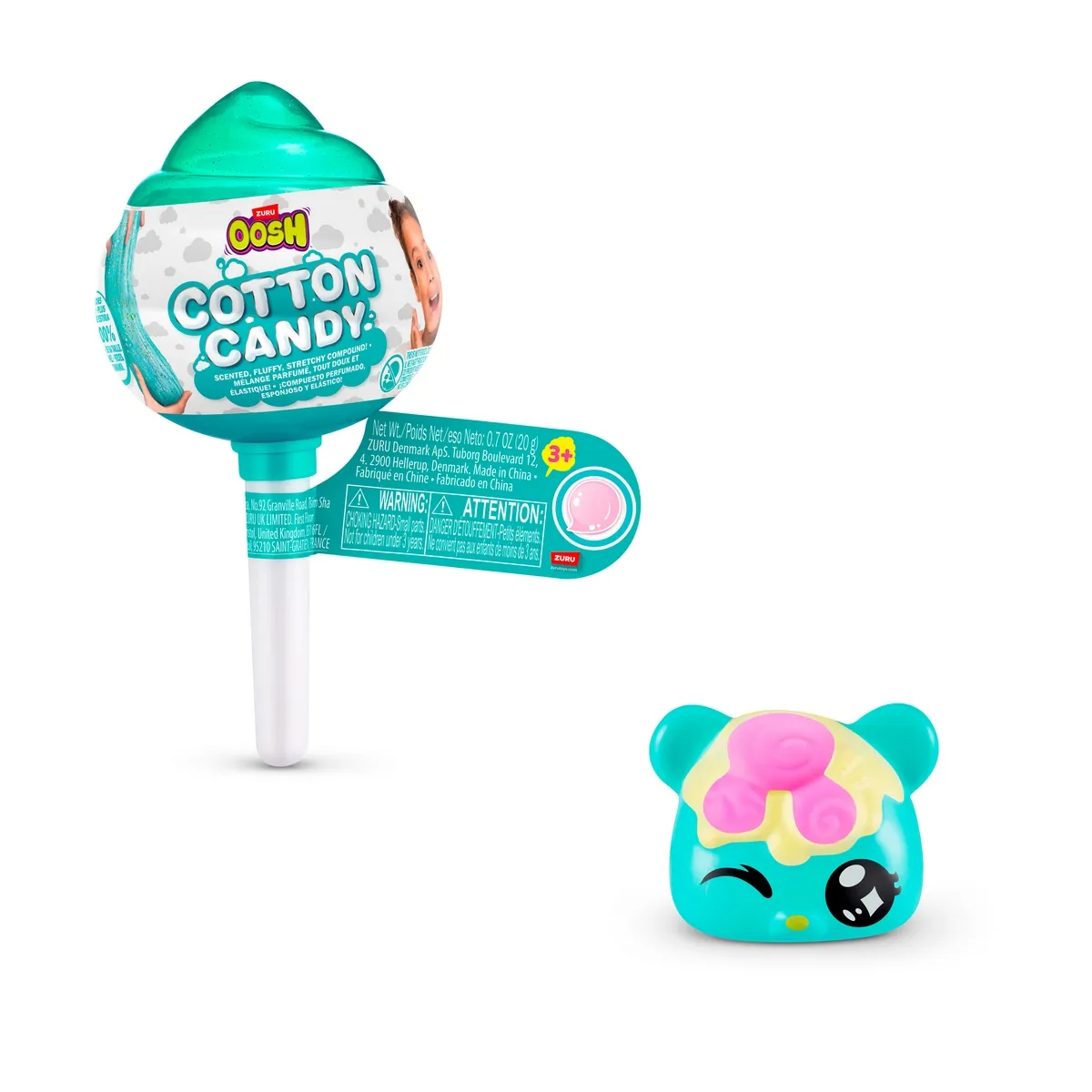 ANSALDO - Slime Cotton Candy Oosh - Verde