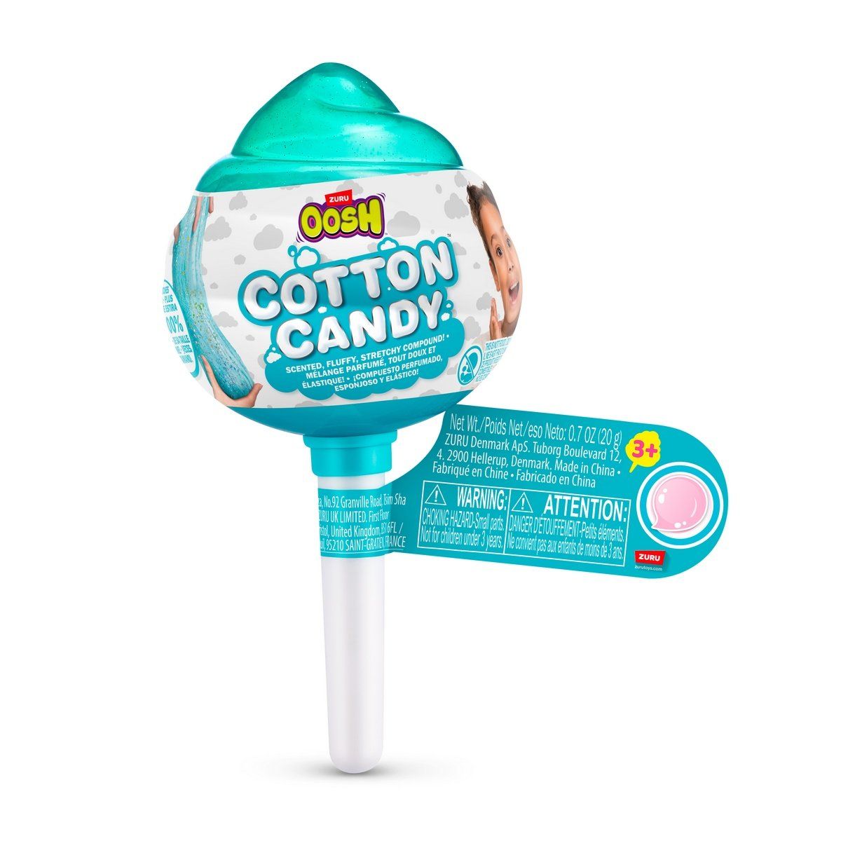 ANSALDO - Slime Cotton Candy Oosh - Verde