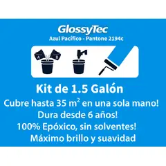 EASY EPOX - Pintura Epoxica para Piscina para fibra de vidrio Azul Pacifico