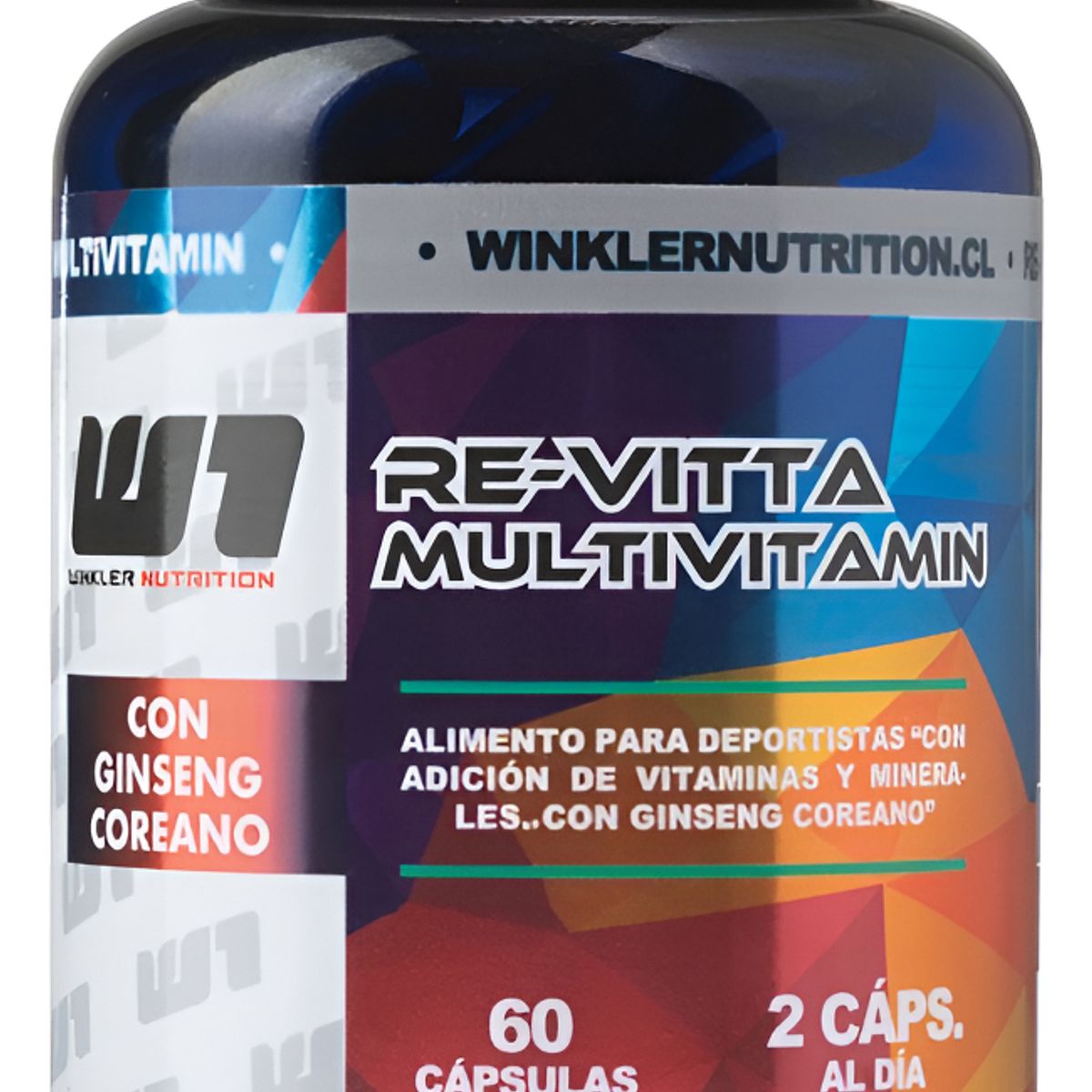 WINKLER NUTRITION - Multivitamínico Revitta 60 Cápsulas Winkler Nutrition