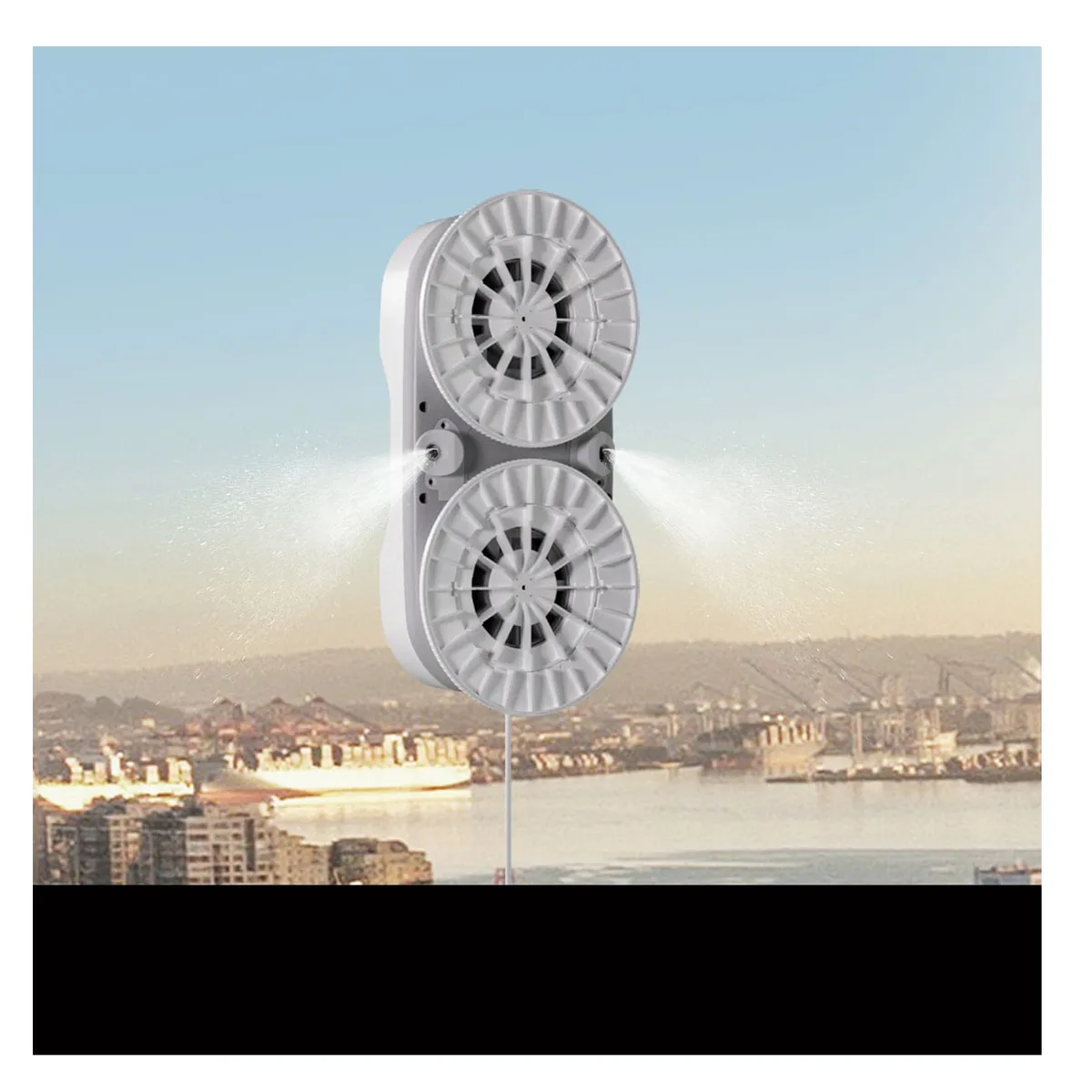 HUTT - HUTT DDC56 Robot Limpia Vidrios Sistema de Pulverización Open Box