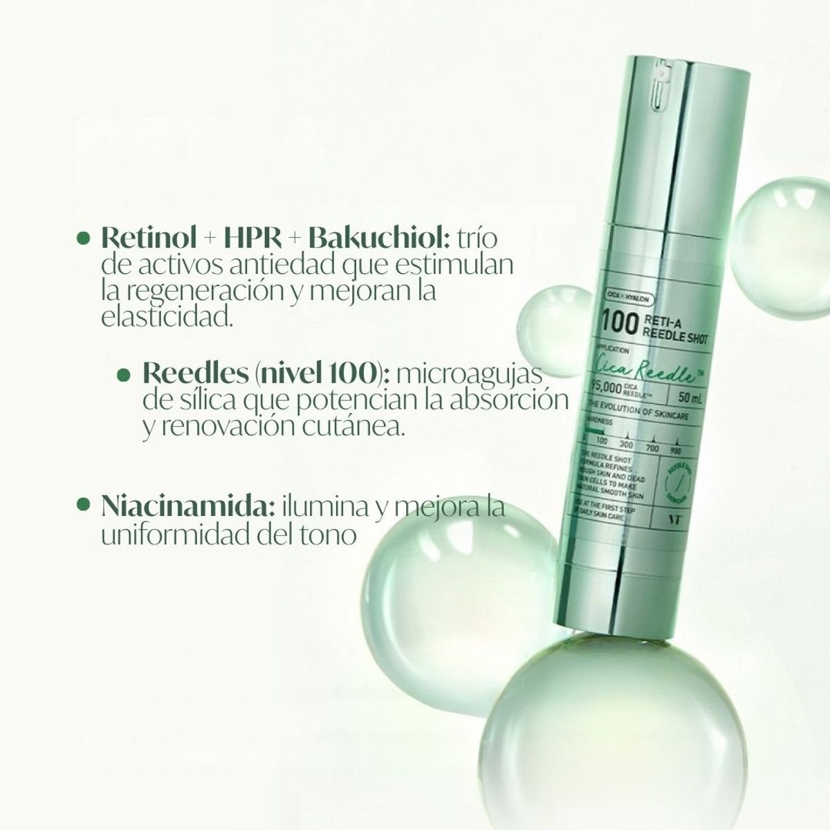 VT COSMETICS - RETI-A 100 Reedle Shot Stick Pouch de VT Cosmetics