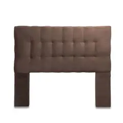 GENERICO - Respaldo 2 Plazas Felpa Chocolate Cp Alice
