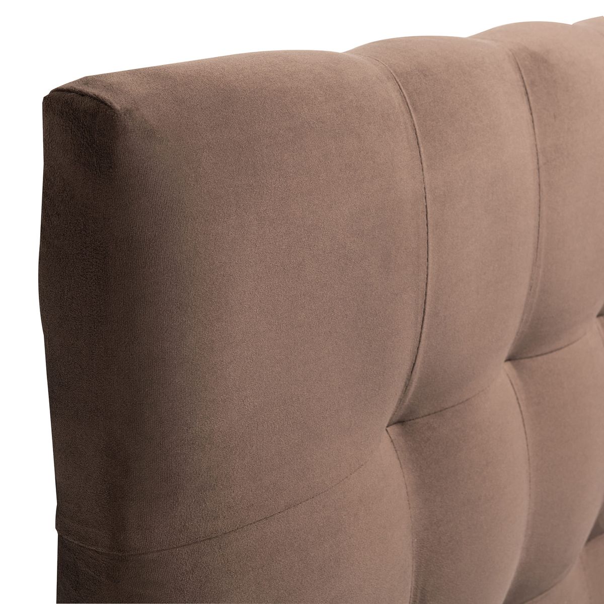 GENERICO - Respaldo 2 Plazas Felpa Chocolate Cp Alice