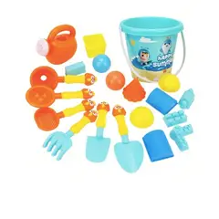 GENERICO - JUEGO DE PLAYA BALDE 20PCS