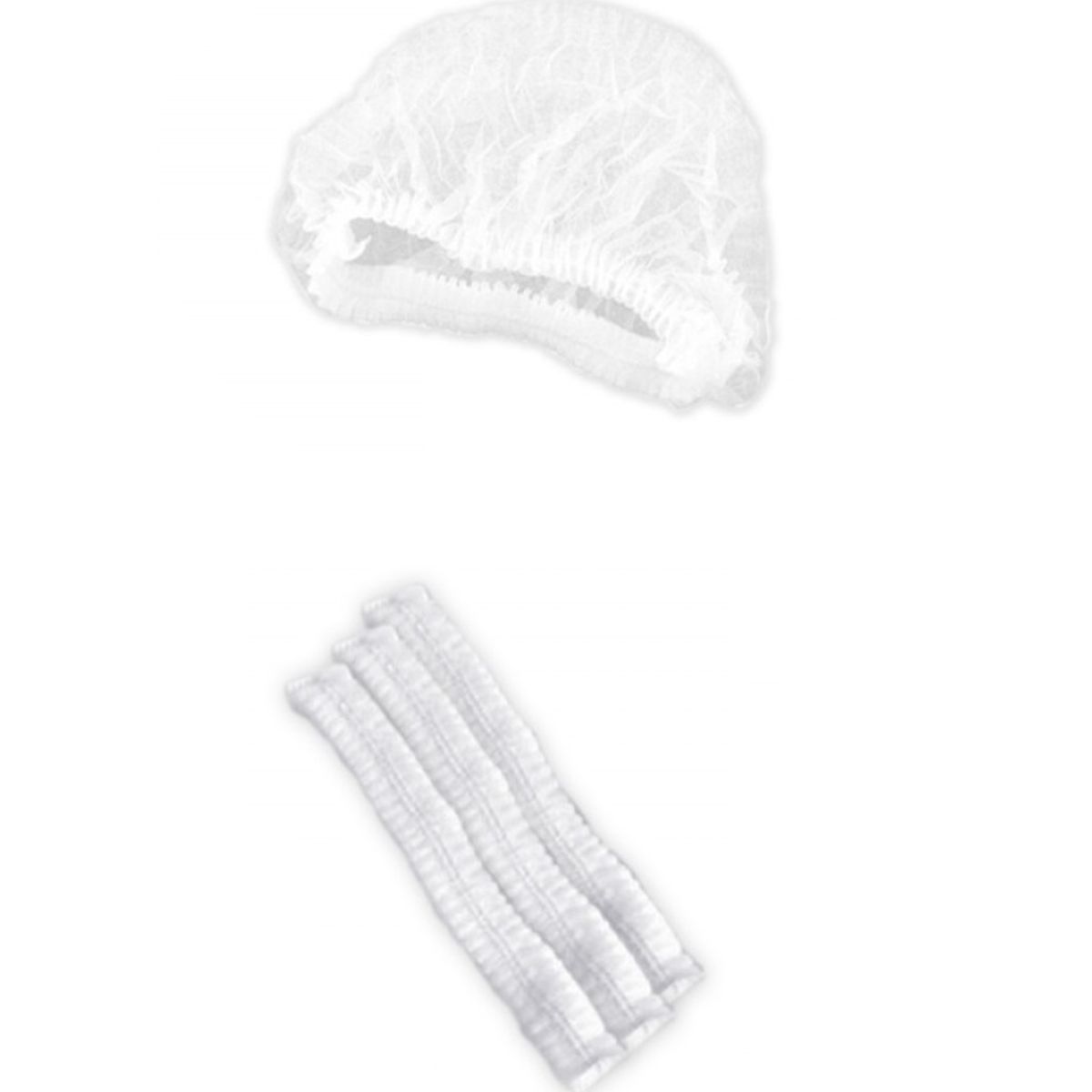 GENERICO - Gorro Clip Doble Elastico 100 Unidades