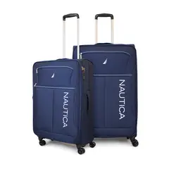NAUTICA - Pack 2 maletas blanda de tela M+L Valencia 20k y 23k azul