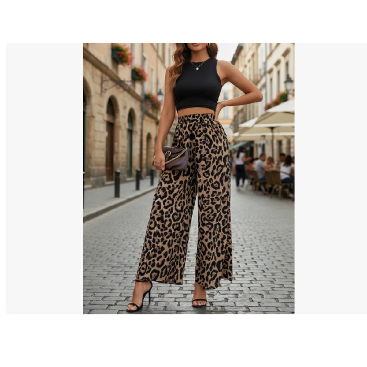 AGW - Pack 3 Pantalones Tigresa Ancho Mujer Colores Surtidos