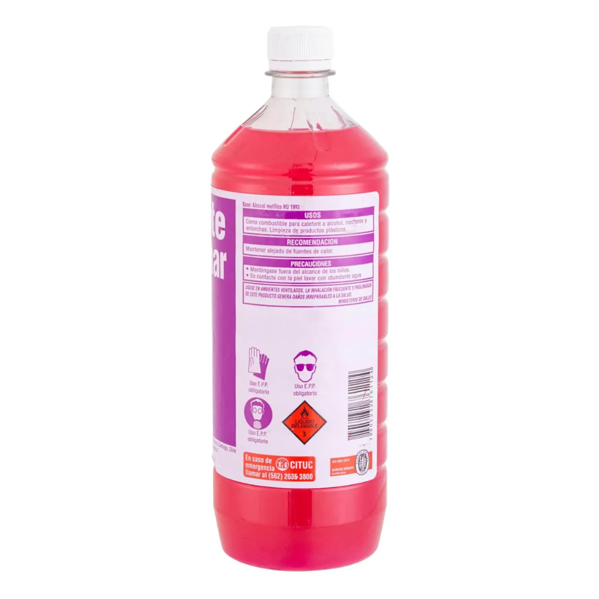 QUIMICA UNIVERSAL - Solvente de Quemar 1lt Química Universal