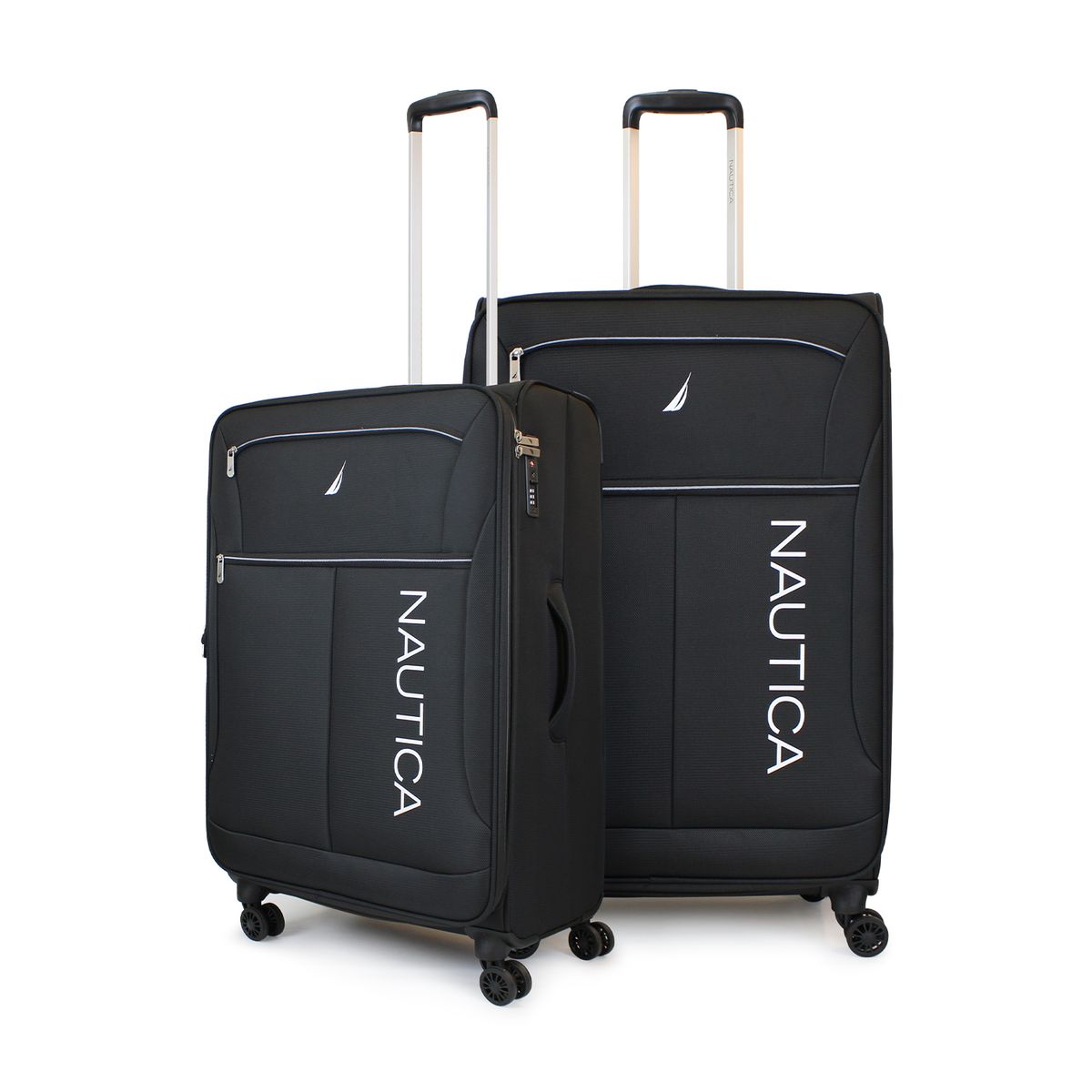 NAUTICA - Pack 2 maletas de tela M+L Nautica Valencia 20k y 23k negra