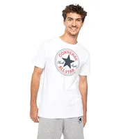 Polera Core Chuck Patch Hombre Blanco