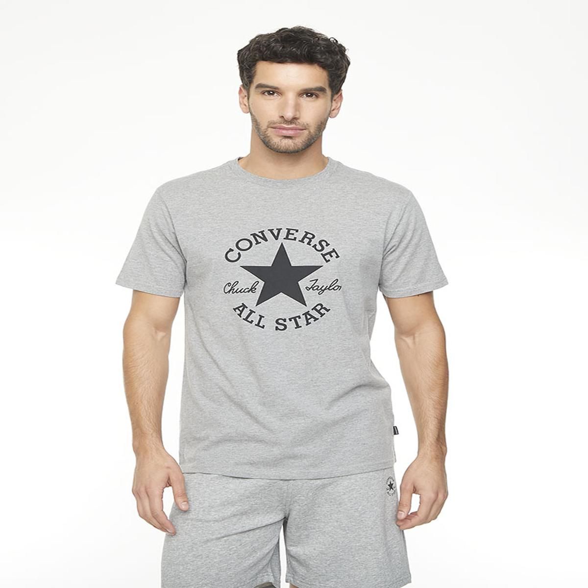 CONVERSE - Polera Converse Big Chuck Hombre Gris