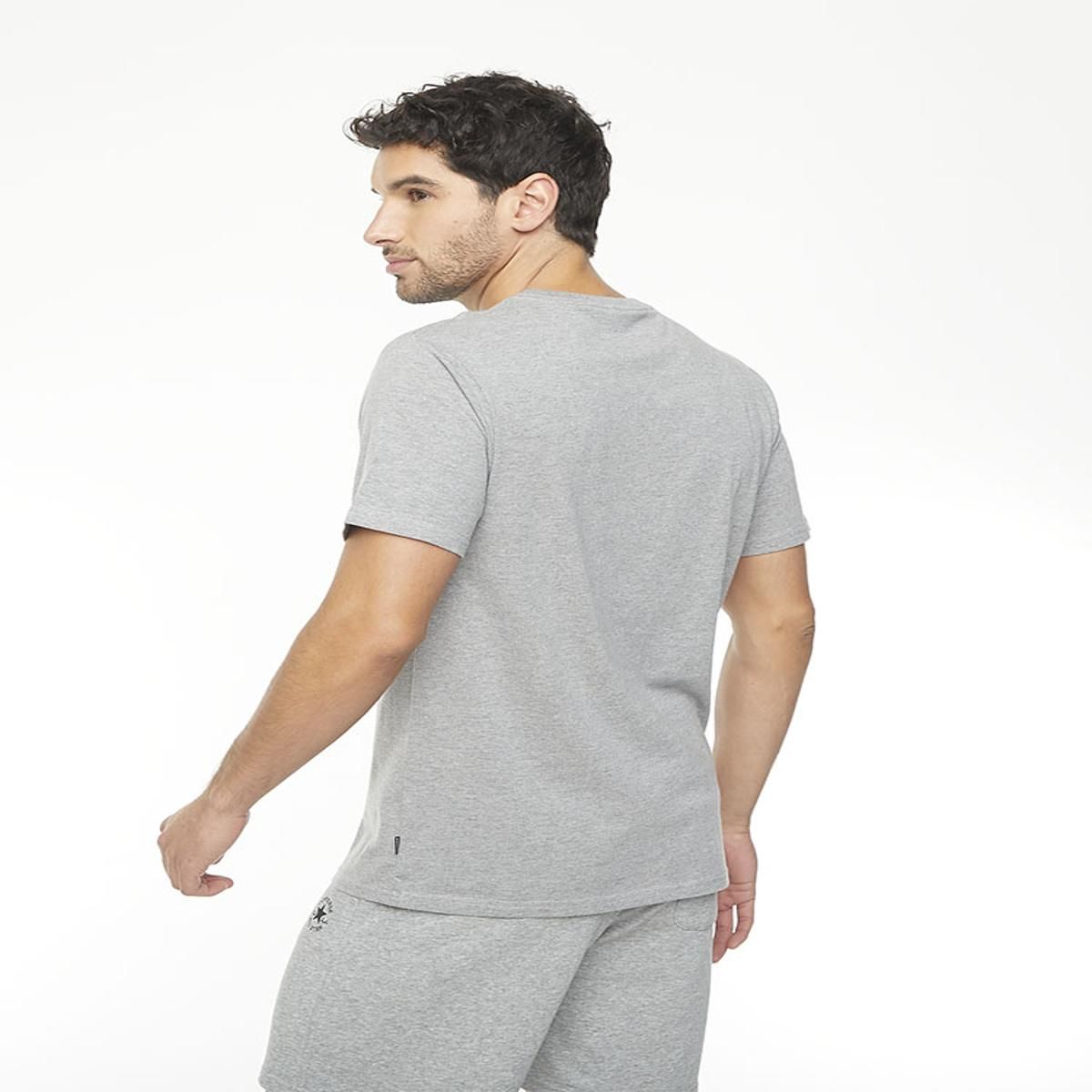 CONVERSE - Polera Converse Big Chuck Hombre Gris