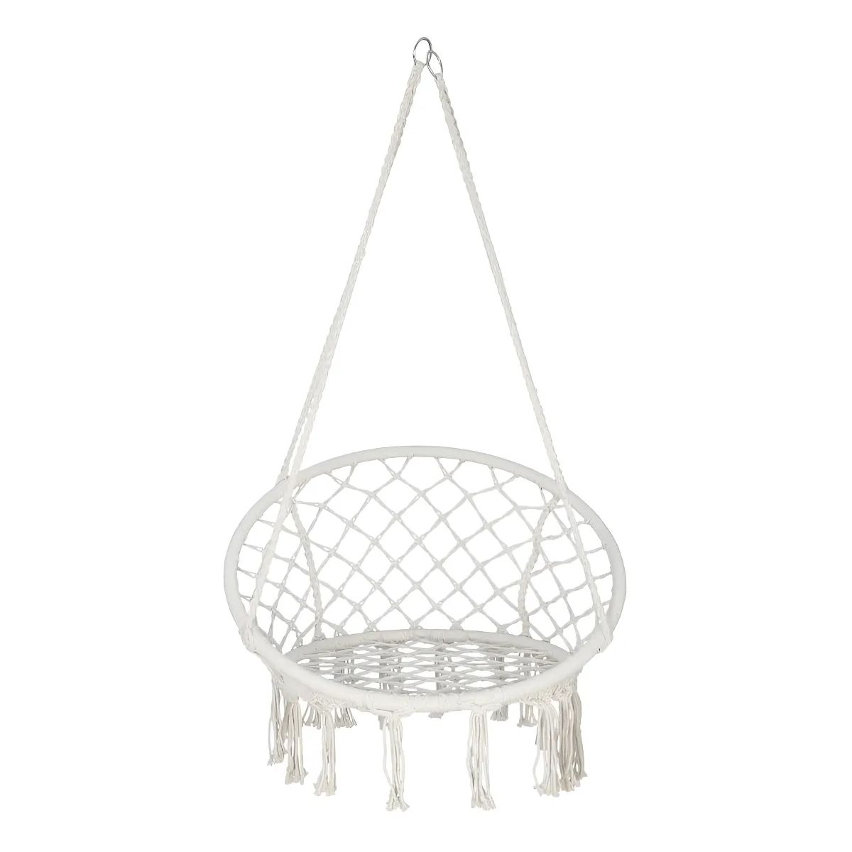 GENERICO - Silla Colgante Terraza Y Hogar Hamaca Grecia Blanco