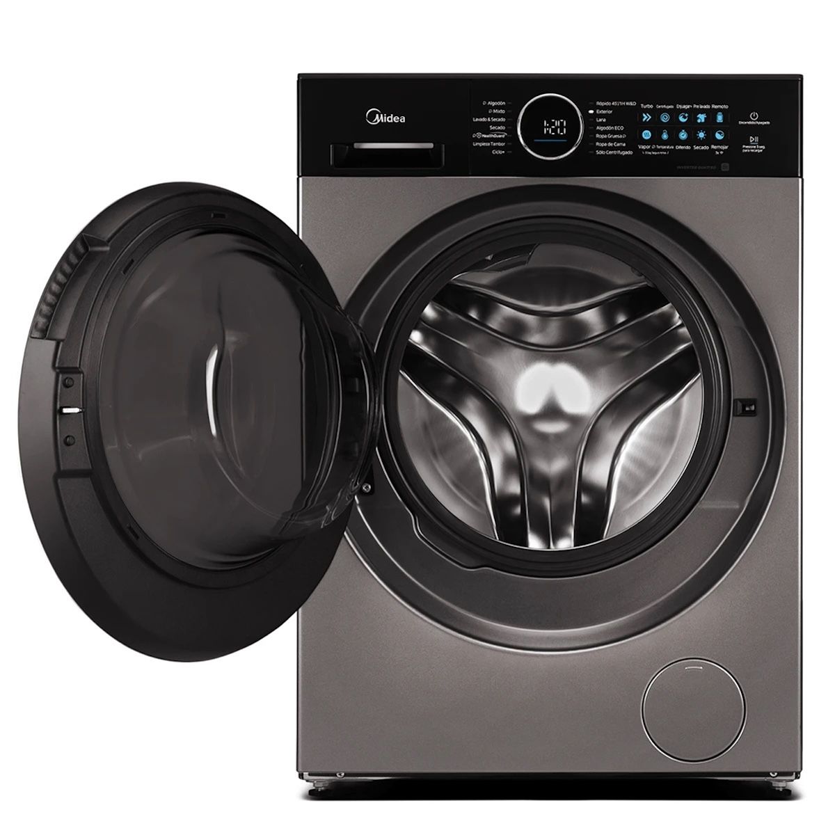 MIDEA - Lavadora/Secadora Perfect Fit Titanium 12/10KG