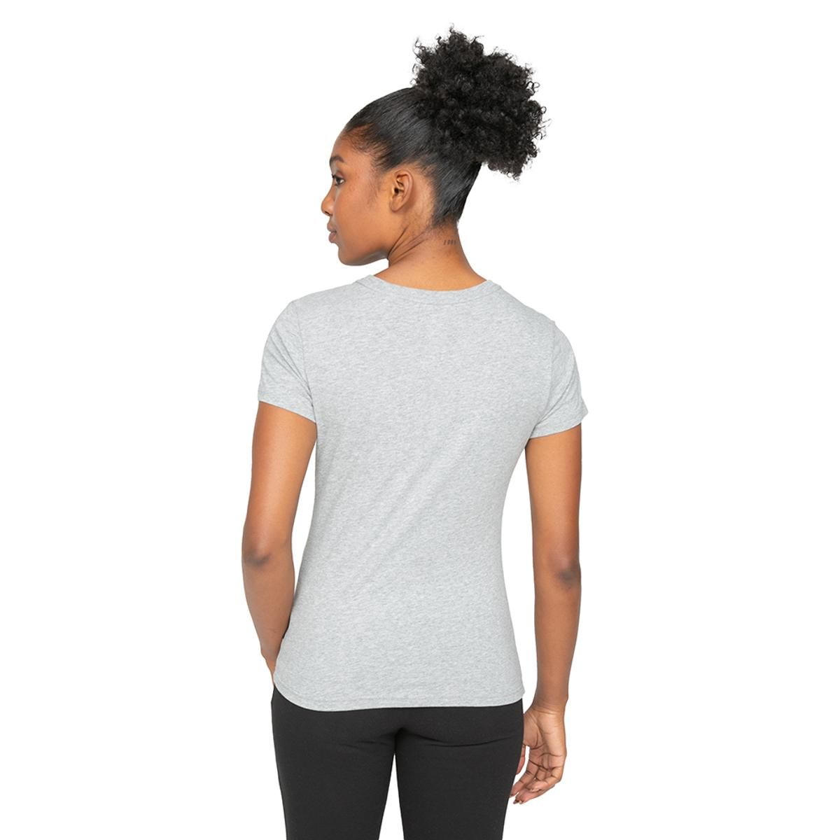 CONVERSE - Polera Converse Chuck Patch Classic Mujer Gris