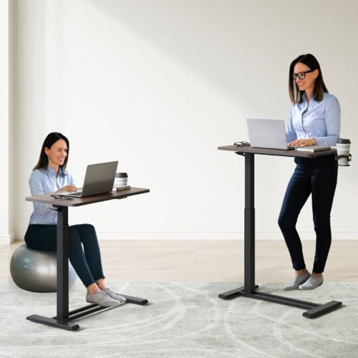 GENERICO - Mesa auxiliar ajustable FlexiSpot H7B  Escritorio móvil para sofá y cama