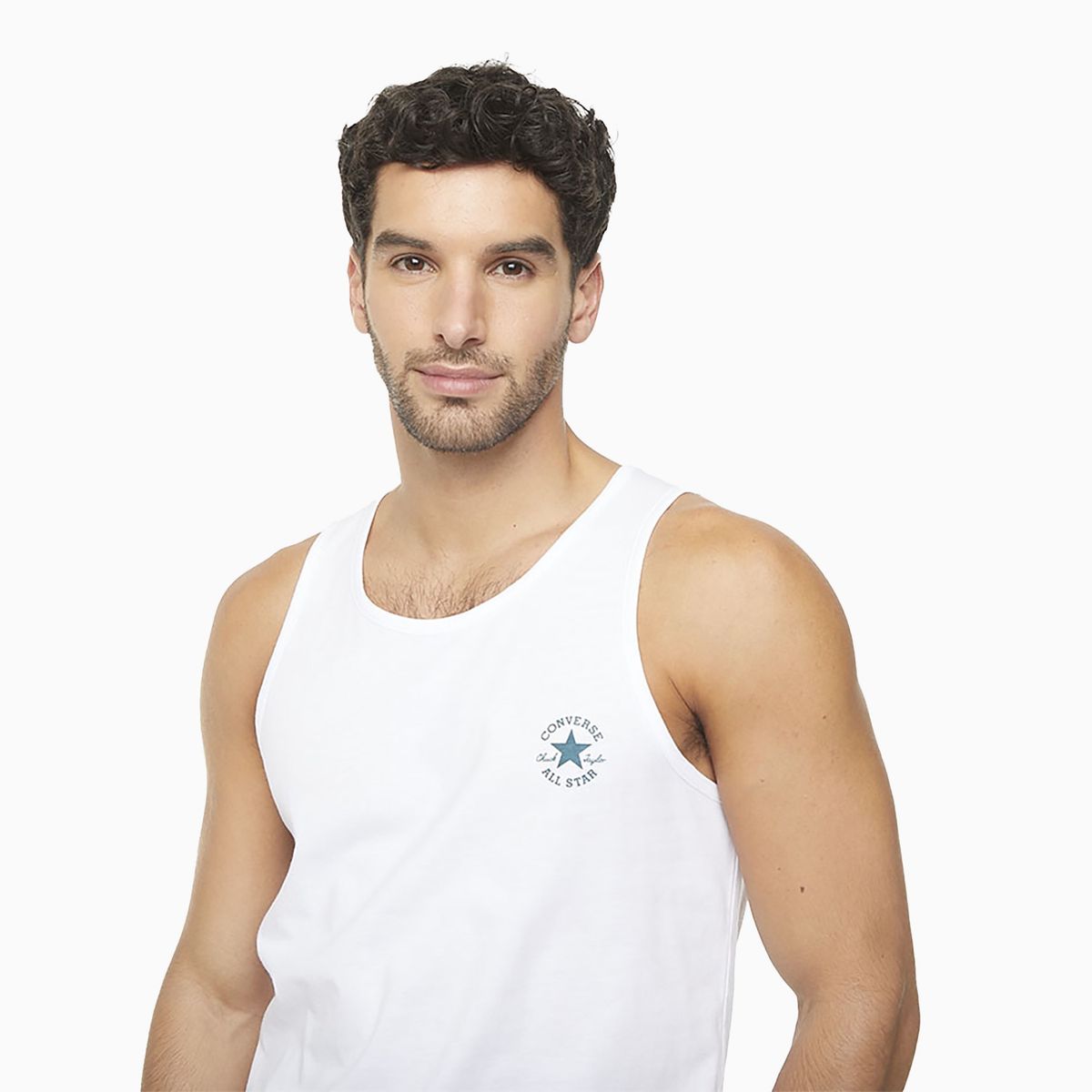 CONVERSE - Polera Converse SM Chuck Chest Hombre Blanco