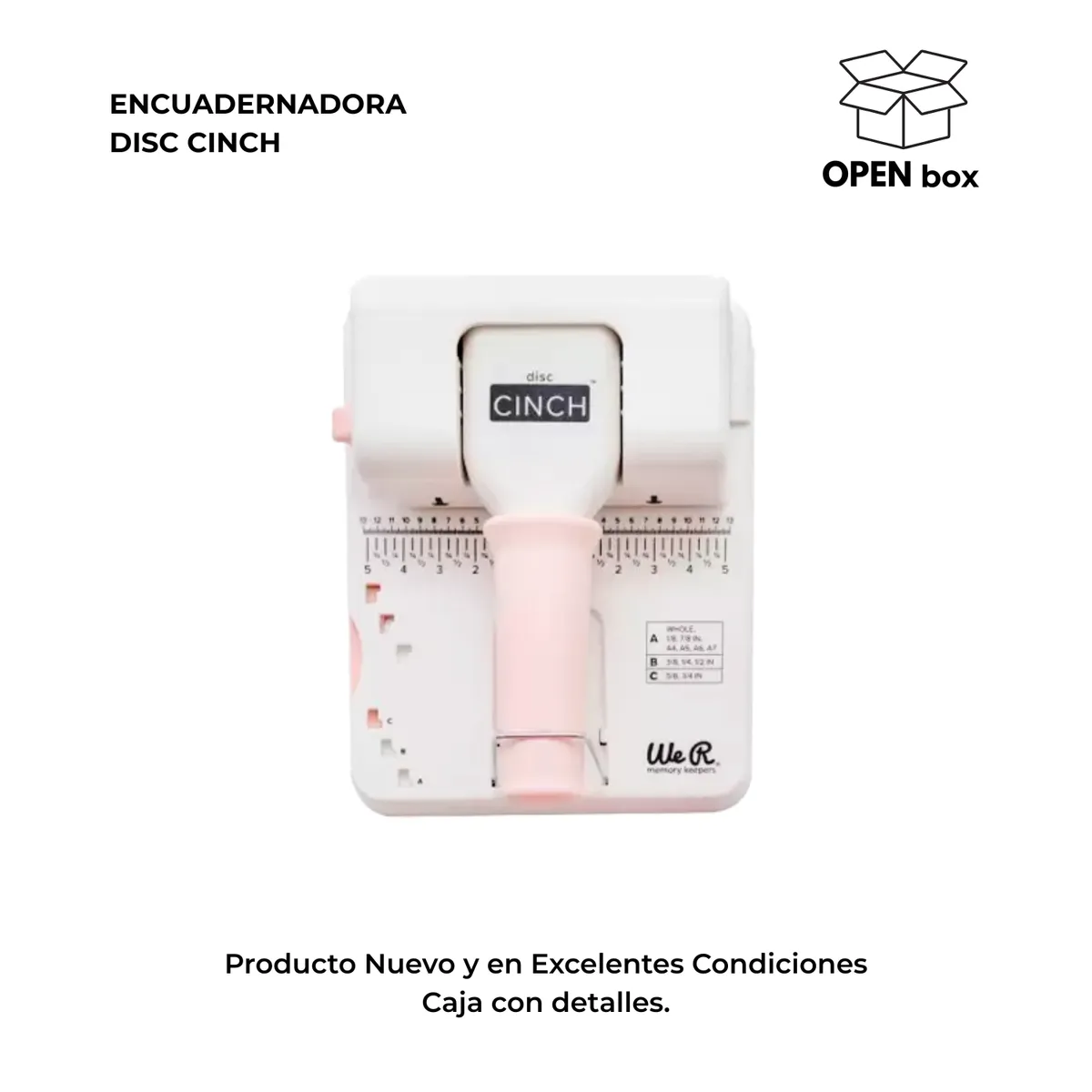 AMERICAN CRAFTS - OPEN BOX Encuadernadora De Discos Disc Cinch We R Memory Keepers