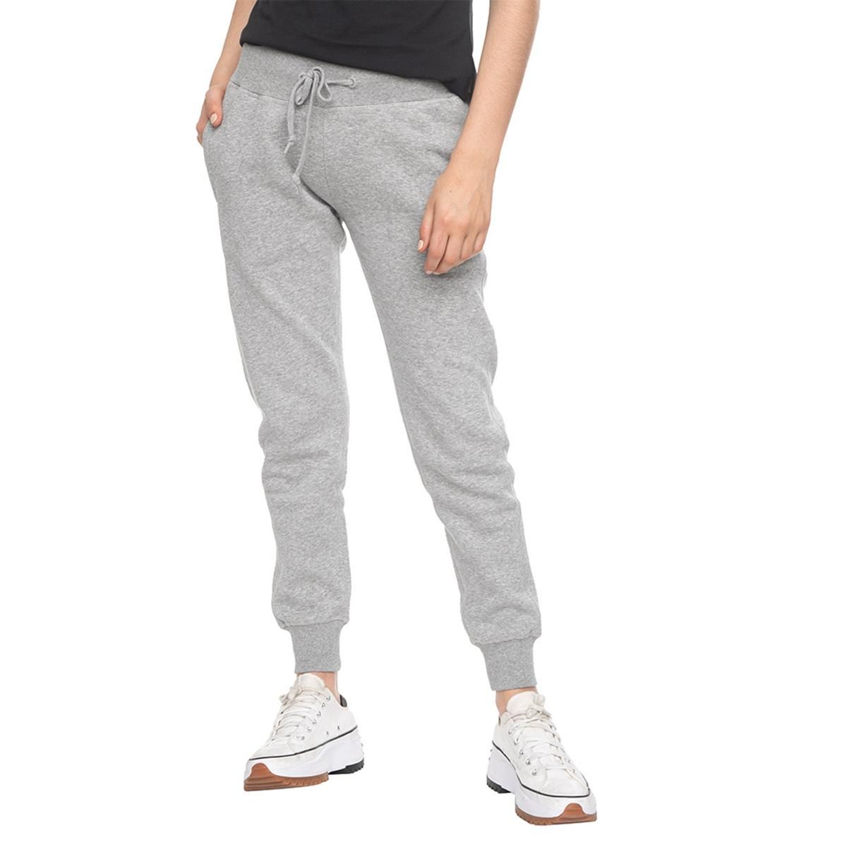 CONVERSE - Pantalón Converse Core Chuck Patch Mujer Gris