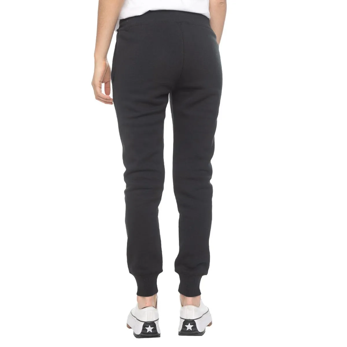 CONVERSE - Pantalón Converse Core Chuck Patch Mujer Negro