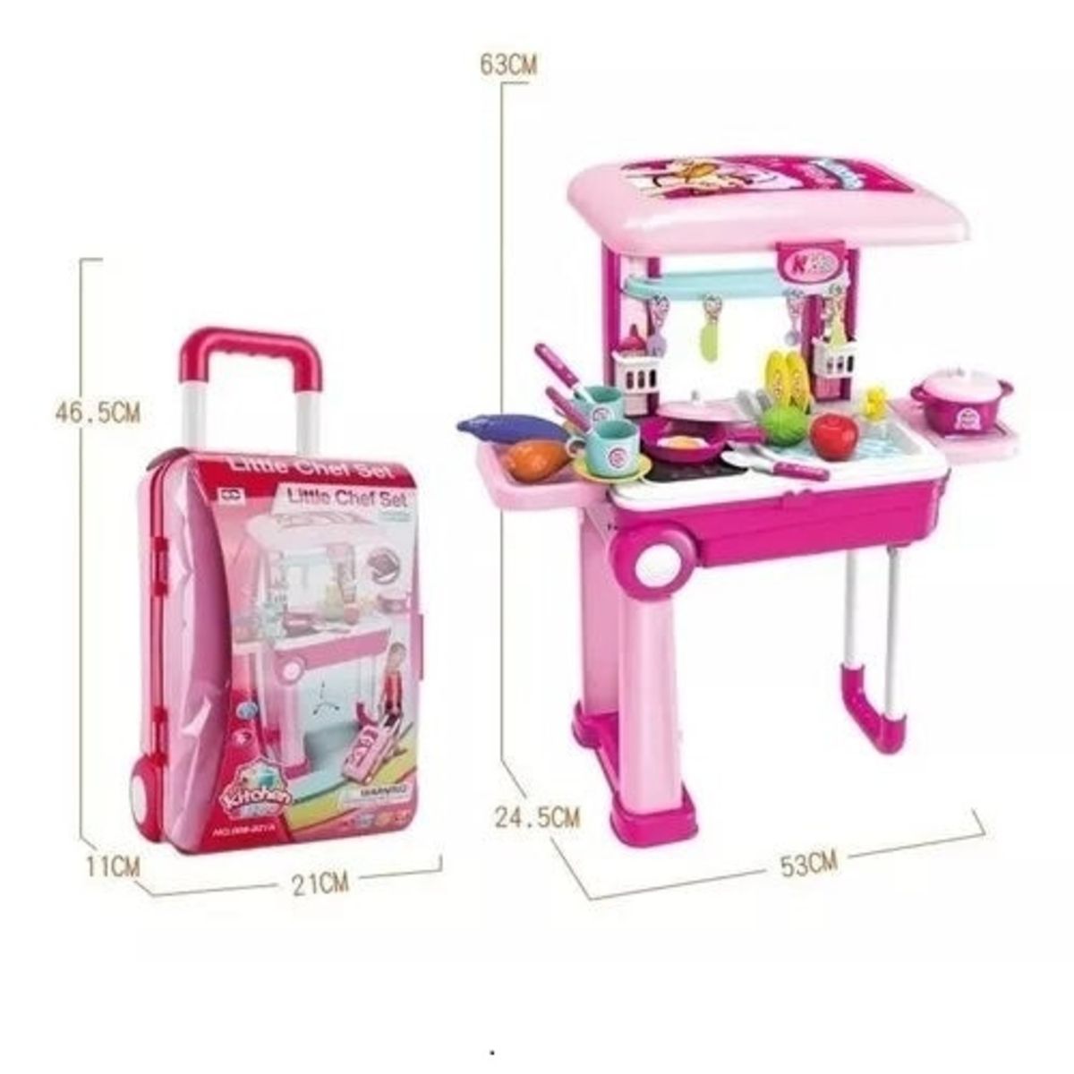 GENERICO - SET MALETA 2 EN 1 COCINA