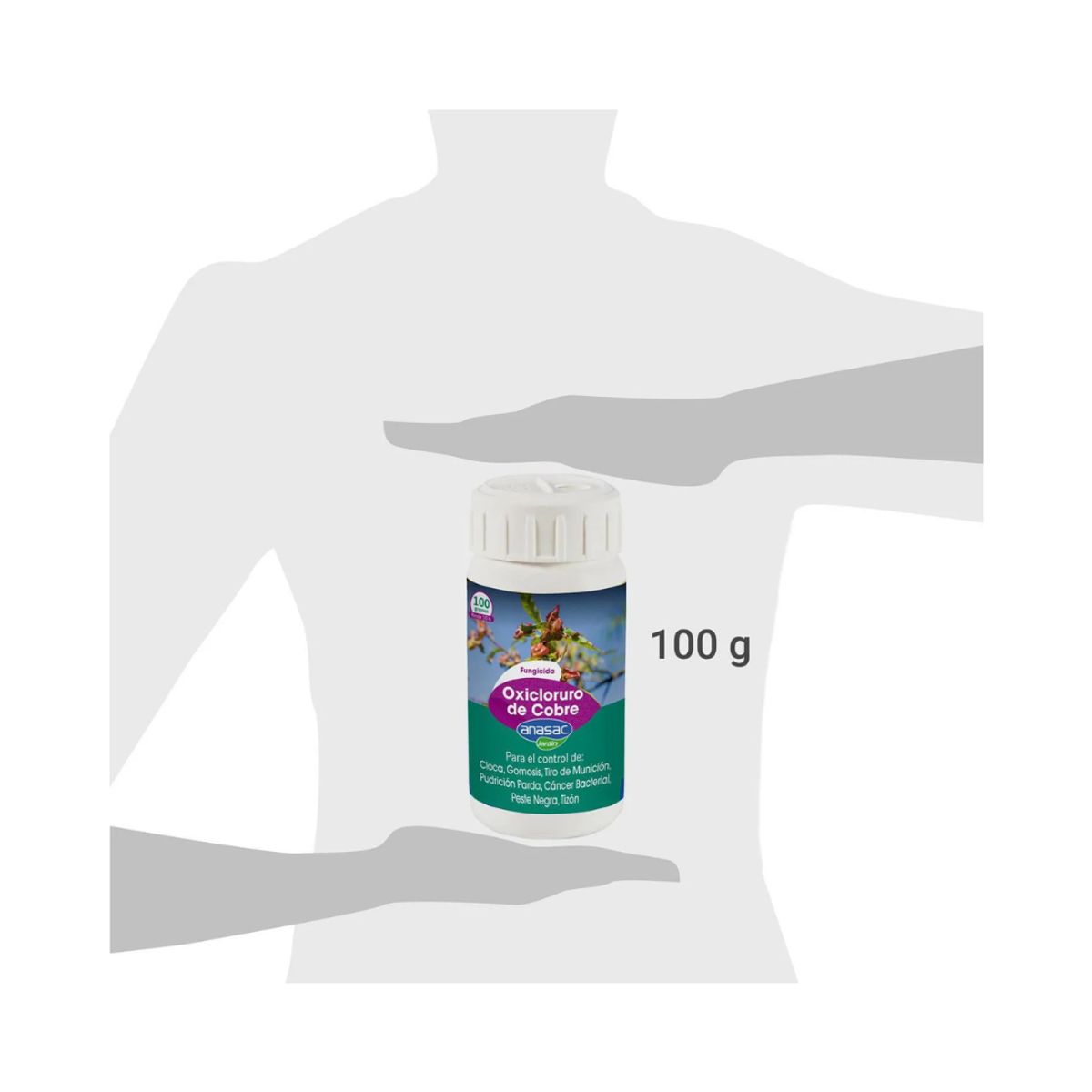 ANASAC - Fungicida Oxicloruro De Cobre 100 Gr Anasac