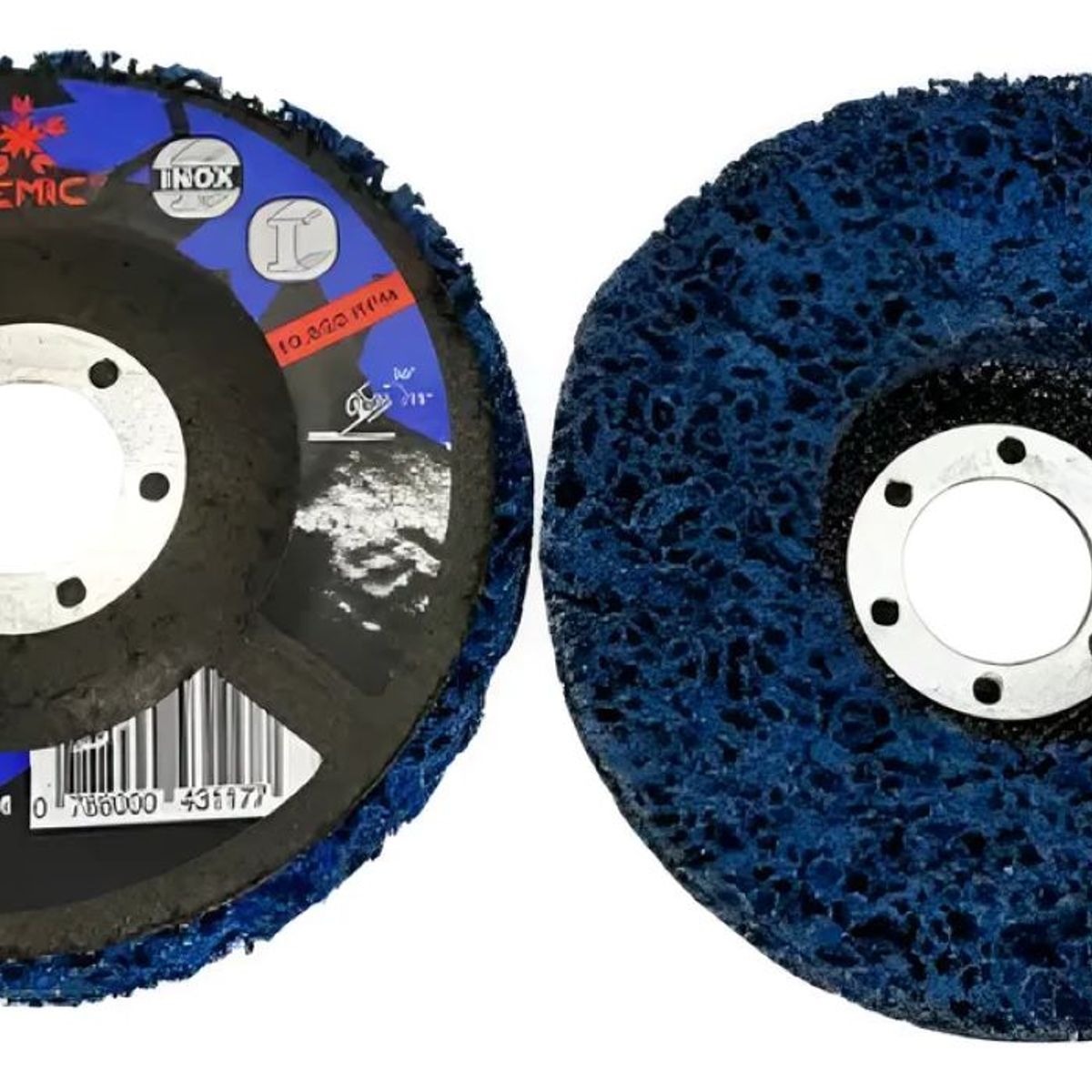 METALFER - Disco De Limpieza Remueve Pintura Y Oxido Inox 4 1/2 Hemic