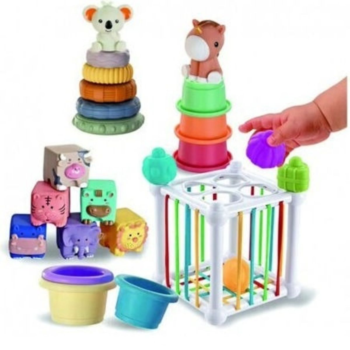 GENERICO - JUEGO 5 EN 1 DIDÁCTICO