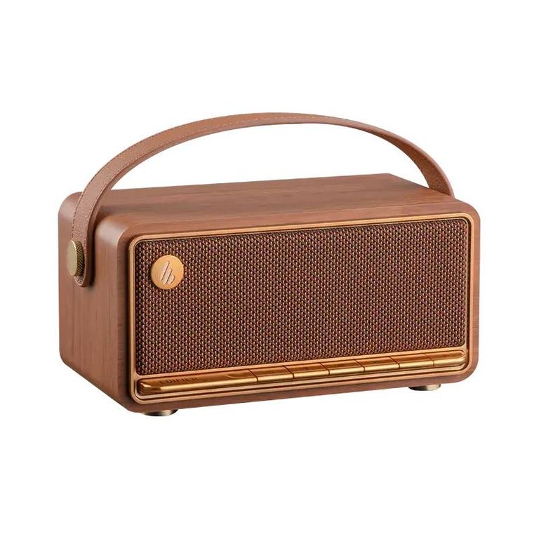 Parlante Portatil Mp330 Brown Con Bluetooth
