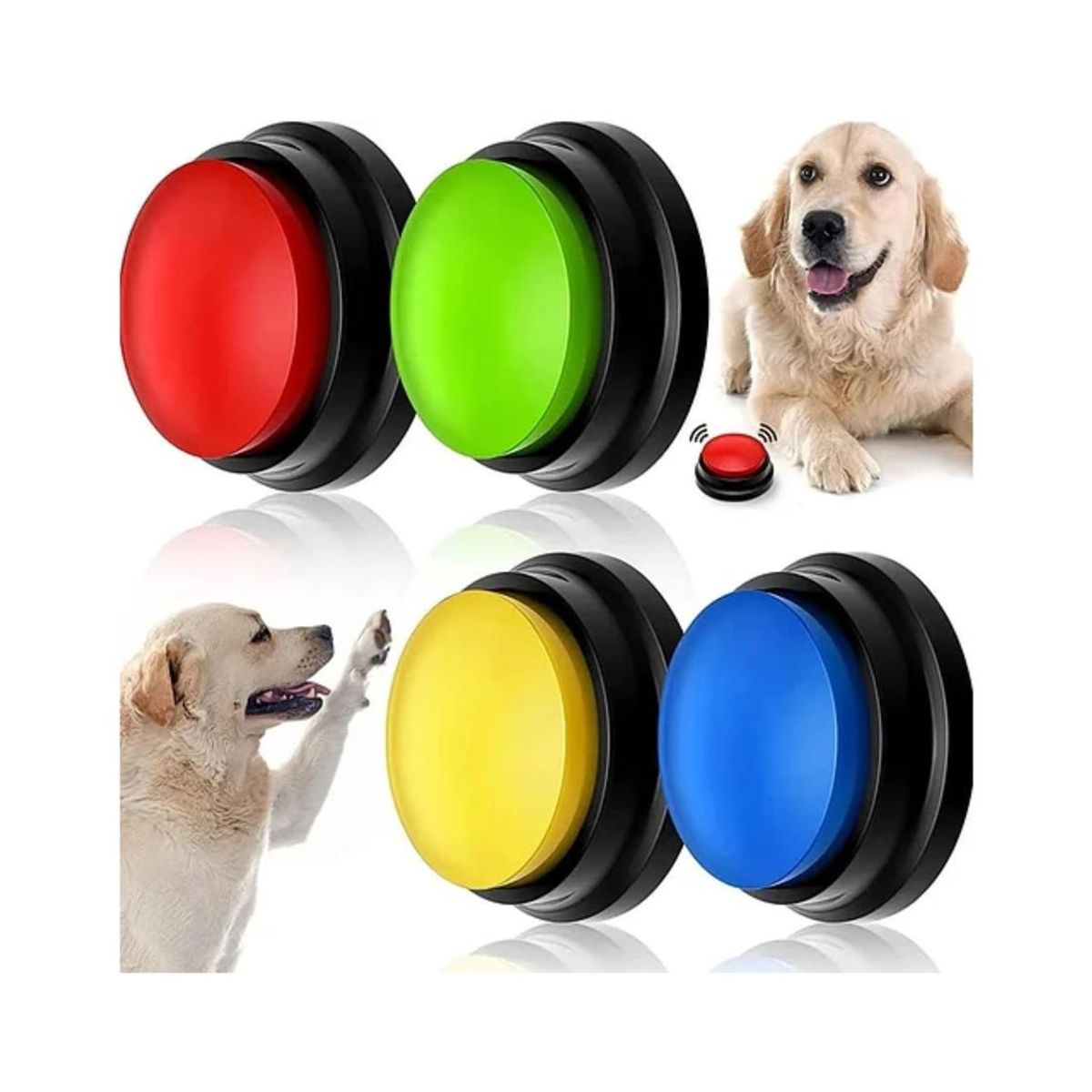 GENERICO - Botón de Comunicación para Mascotas Entrenamiento Sonoro