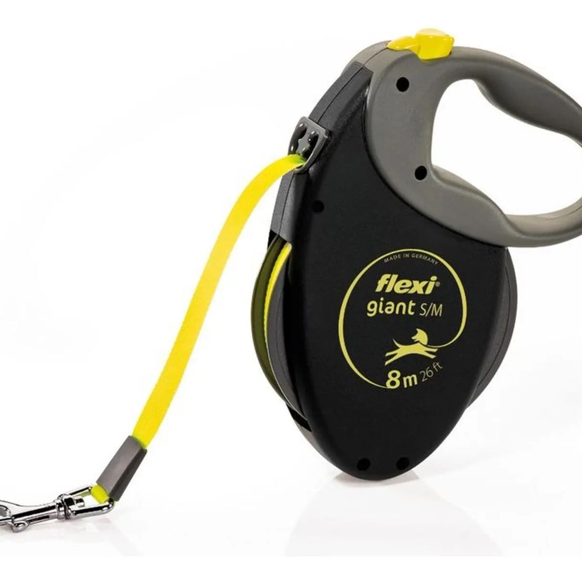 FLEXI - Correa Retráctil Para Perro Flexi Giant Talla Sm 8m Max 25kg Amarillo