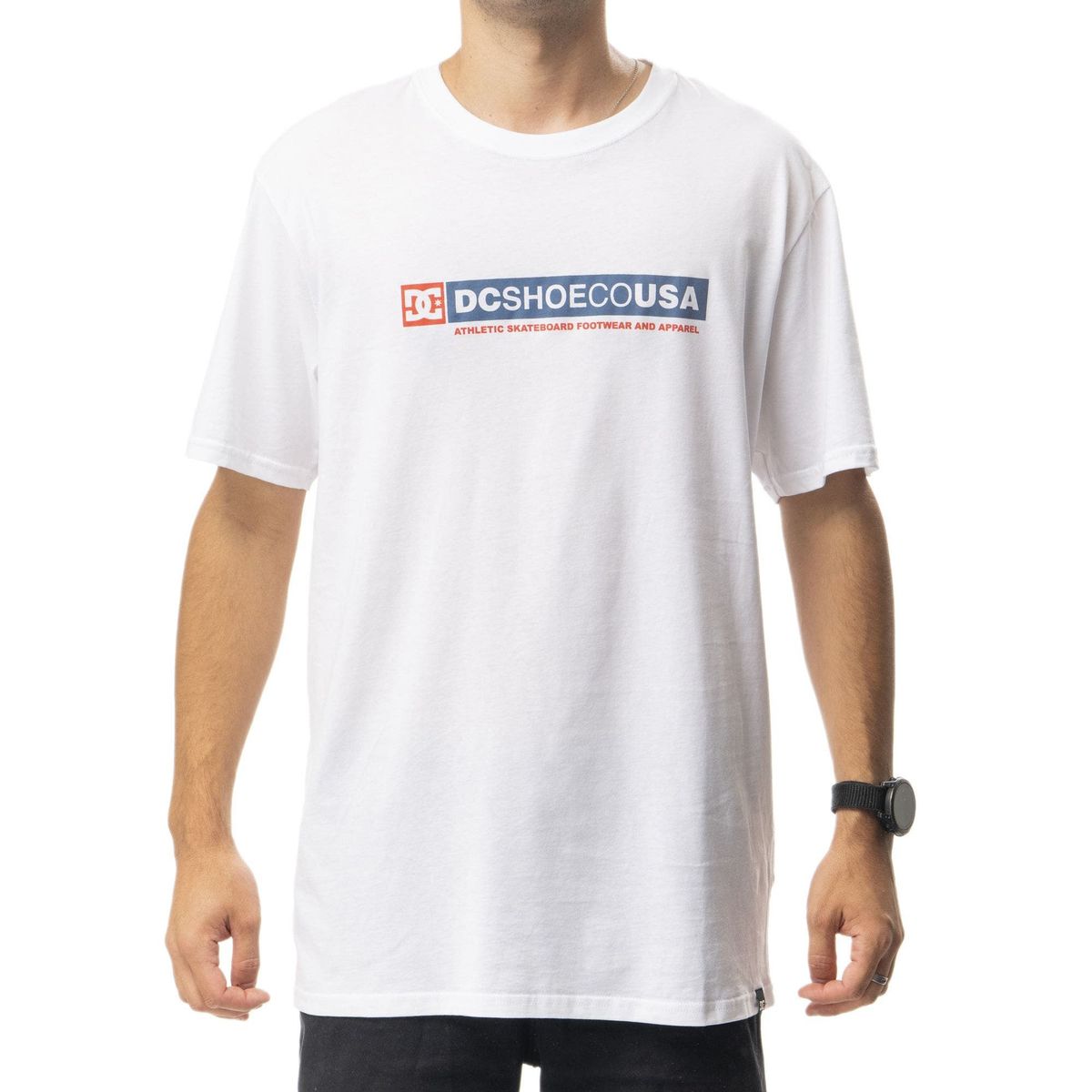 DC SHOES - Polera Hombre Heritage Blanco DC
